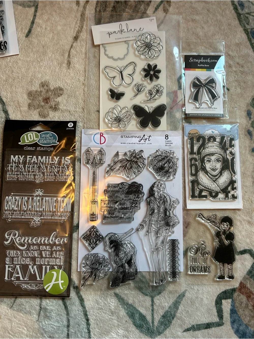 Set of French Stamps